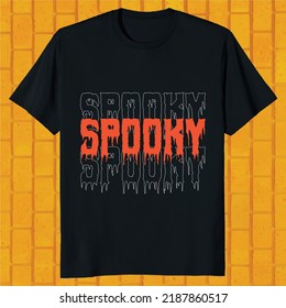 spooky hello ween t-shirt design svg