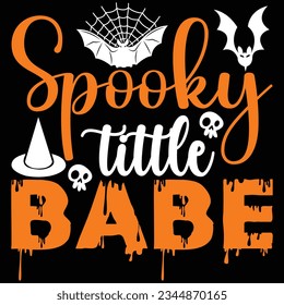 Spooky Little Babe, design and vector file.