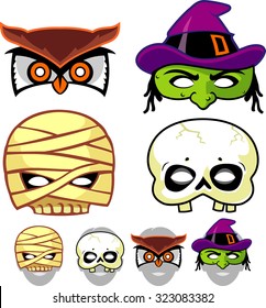 Spooky Mask Halloween Set