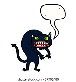 spooky monster cartoon character