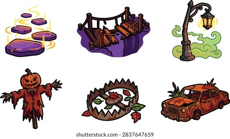 Spooky and mysterious objects for game design