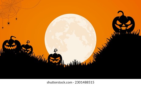 The spooky night background. Spooky night halloween background. Halloween theme dark background. Halloween spooky night background
