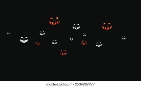 Noite Assustadora: Ilustração de Plano de Fundo para Halloween