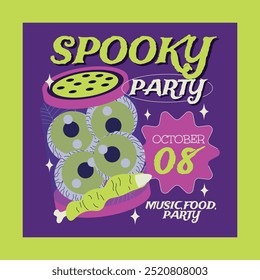 Spooky Party Social Media Post