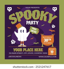 Spooky Party Social Media Post
