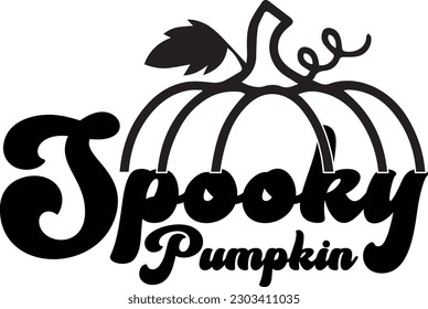 Spooky Pumpkin eps ready file