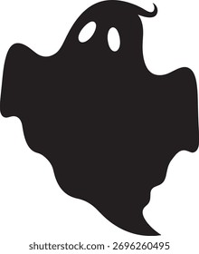 Colección de dibujo de línea fantasma y calabaza fantasma