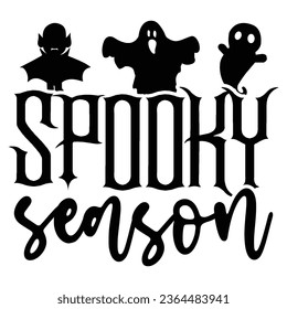 Spooky Season - Happy Halloween T shirt Design, Happy Halloween, thanksgiving, fall, pumpkin, Quotes Design, Vector EPS Editable Files, can you download this Design.