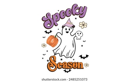 Spooky Season PNG T-Shirt Design