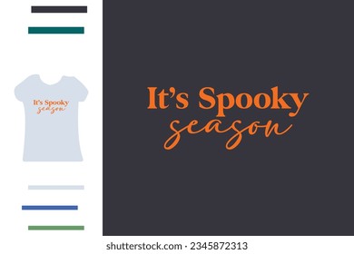 It's spooky season t shirt design
