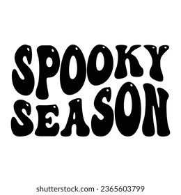 Spooky Season T Shirt Design, Vector File 