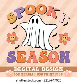spooky season t shirt design,vector file.