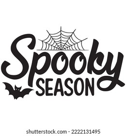 Spooky Season T-shirt Design Vector File.