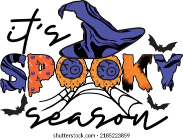 It's Spooky Season Spooky Vibes Sublimation Halloween t-shirt design