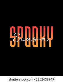 Spooky Seation Halloween Sublimation Halloween T-Shirt Design