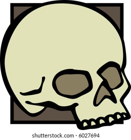 spooky skull