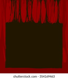 Spooky Slime  Halloween Frame Template