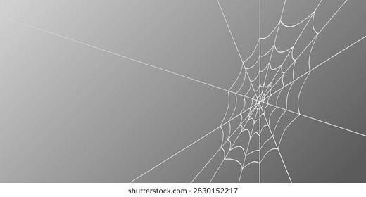 Spooky Spider Web Factory, Halloween Spider Web Illustration Vector