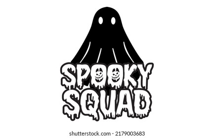 Spooky Squad Halloween Vector and Clip Art