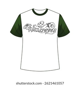 Spooky and stylish Halloween t-shirt design perfect for trick-or-treating, parties, or seasonal wear.