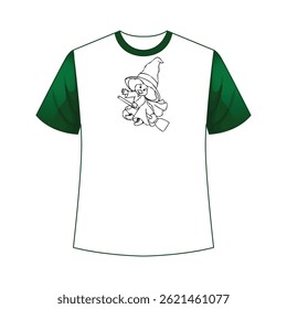 Spooky and stylish Halloween t-shirt design perfect for trick-or-treating, parties, or seasonal wear.