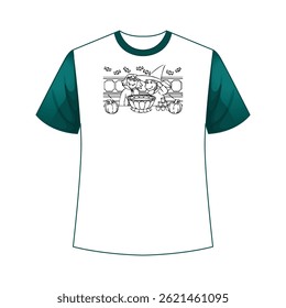 Spooky and stylish Halloween t-shirt design perfect for trick-or-treating, parties, or seasonal wear.