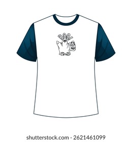 Spooky and stylish Halloween t-shirt design perfect for trick-or-treating, parties, or seasonal wear.