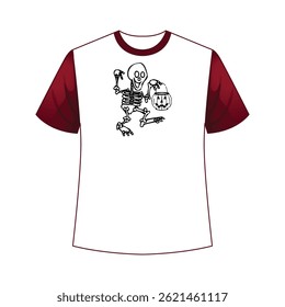 Spooky and stylish Halloween t-shirt design perfect for trick-or-treating, parties, or seasonal wear.