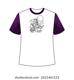 Spooky and stylish Halloween t-shirt design perfect for trick-or-treating, parties, or seasonal wear.