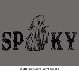 Spooky Svg,Ghost Svg,Halloween Svg,Halloween Retro,Typograpy T-shirt,Halloween Pumpkin Svg,Says Svg,Christian Svg,Funny Svg,Witch Svg,Spooky Season Svg,Cut File,Silhouette