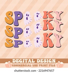 spooky t shirt design,vector file.
