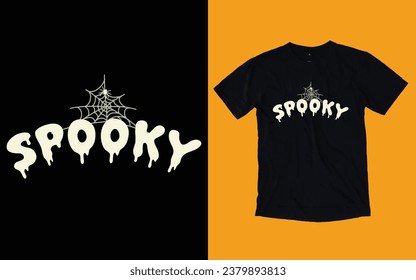 spooky t shirt, Halloween T shirt Design