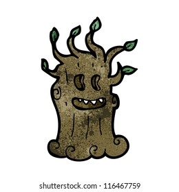 spooky tree cartoon