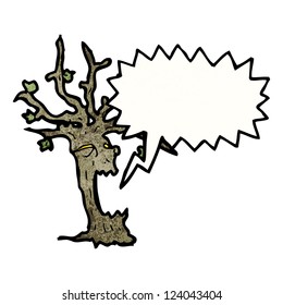 spooky tree cartoon