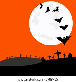 spooky vector valentine background