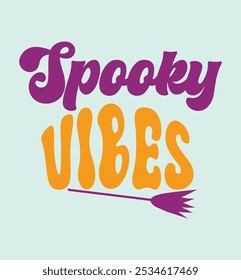 spooky vibes it is a good design