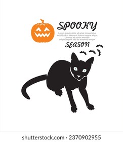 Spooky vibes, halloween design bundle, Retro halloween , happy halloween vector, pumpkin, witch, spooky, ghost, funny halloween.