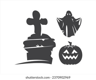 Spooky vibes, halloween design bundle, Retro halloween , happy halloween vector, pumpkin, witch, spooky, ghost, funny halloween.