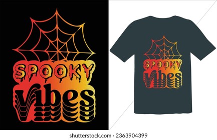 Spooky Vibes  T Shirt Design,trendy halloween t shirt design,Happy halloween t shirt,Halloween Family Shirt,Halloween t shirt design for Halloween day