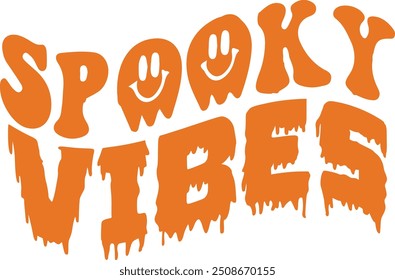 Spooky Vibes Ilustración de Arte vectorial 