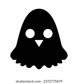 Spooky yet hilarious, Halloween ghost icon brings laughter to the afterlife