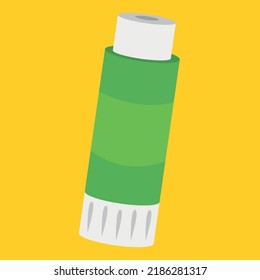 Spool of green thread, illustration, vector