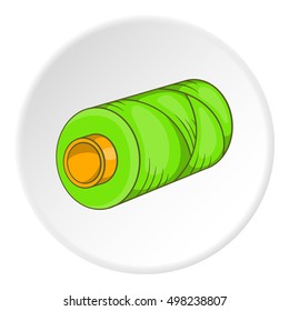 Spool icon. Flat illustration of spool vector icon for web
