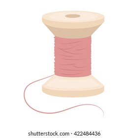 Spool of thread icon. 