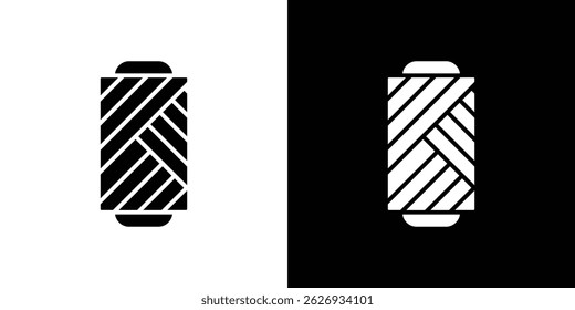 Spool de conceito de ícone de thread, ilustração de vetor