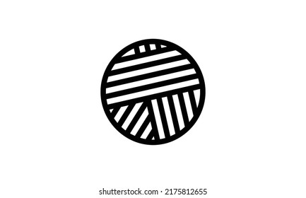 spool of thread logo design template