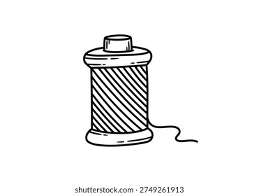 Spool of thread, sewing supplies, needlecraft, tailoring, DIY projects, craft material