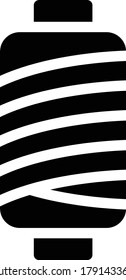 spool vector glyph flat icon 