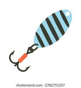 spoon bait vector. Fishing bait vector