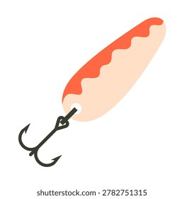 spoon bait vector. Fishing bait vector